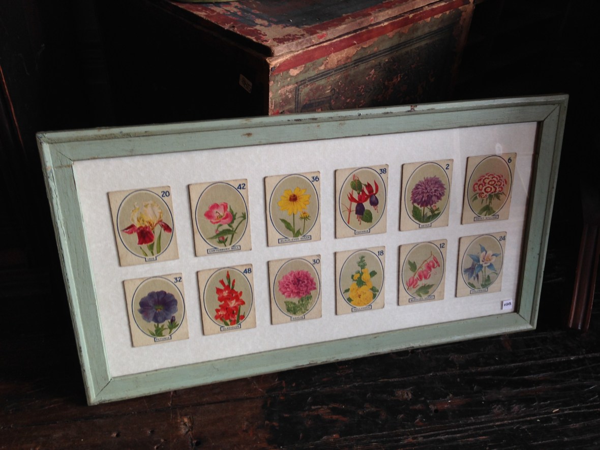 Framed flower cards Framed flower cards